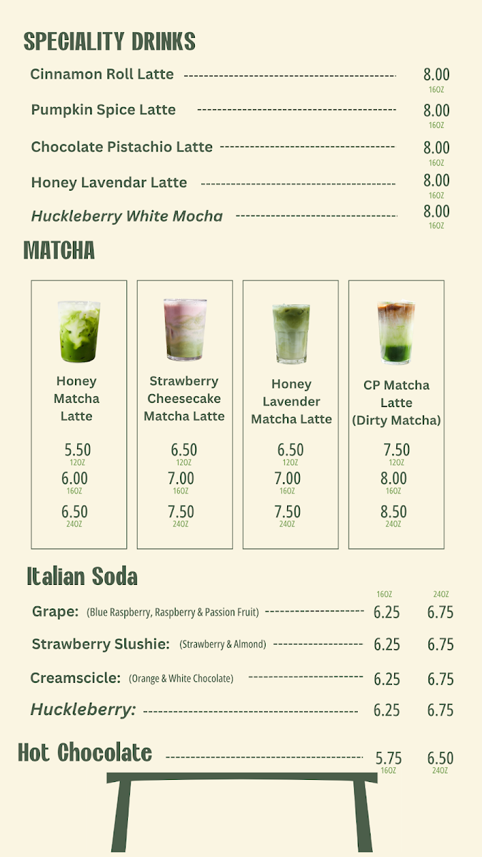 The Coffee Plantation Menu - Image 5
