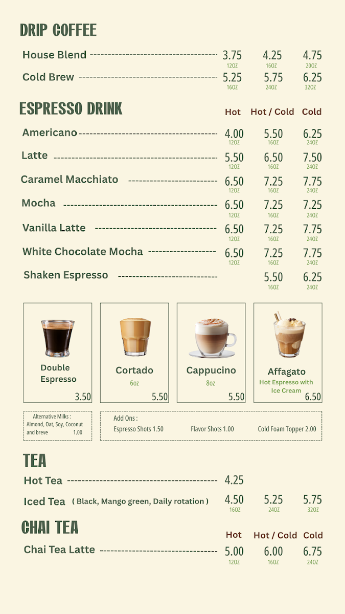 The Coffee Plantation Menu - Image 6